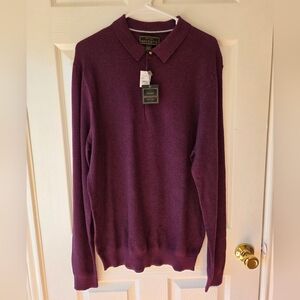 Jos A Bank Cotton Reserve Shirt L Silk NWT $130